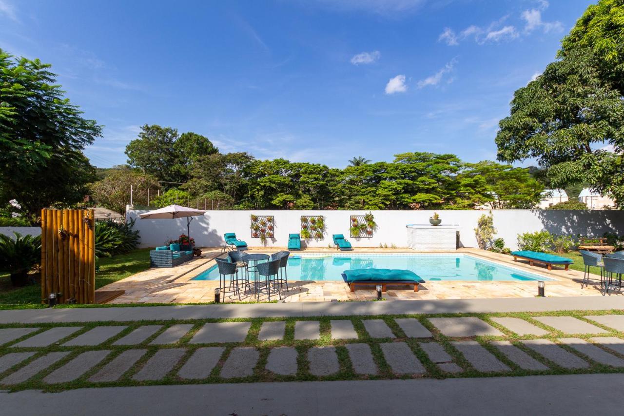 Casa Dom Quixote, Pequena Chacara No Centro Da Cidade Villa Atibaia Bagian luar foto