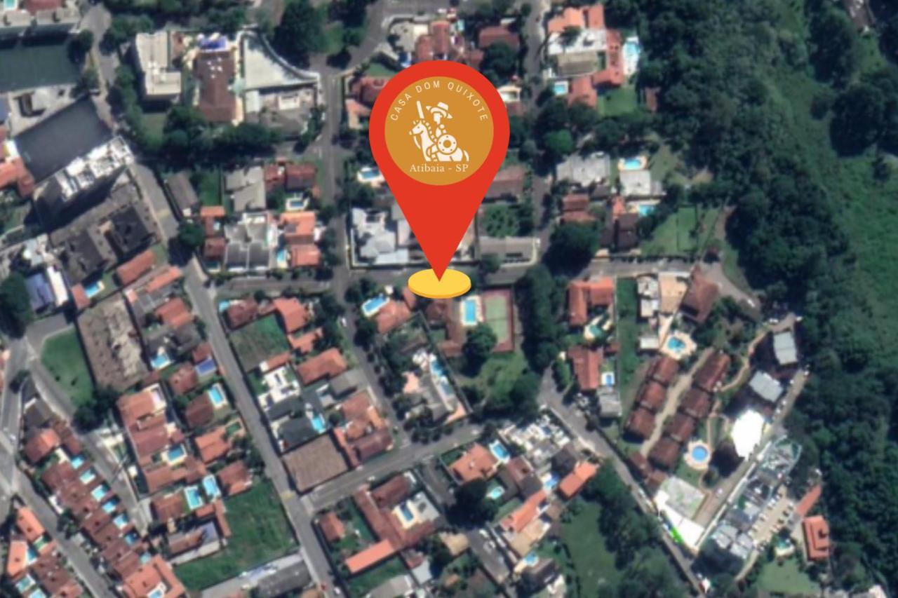 Casa Dom Quixote, Pequena Chacara No Centro Da Cidade Villa Atibaia Bagian luar foto