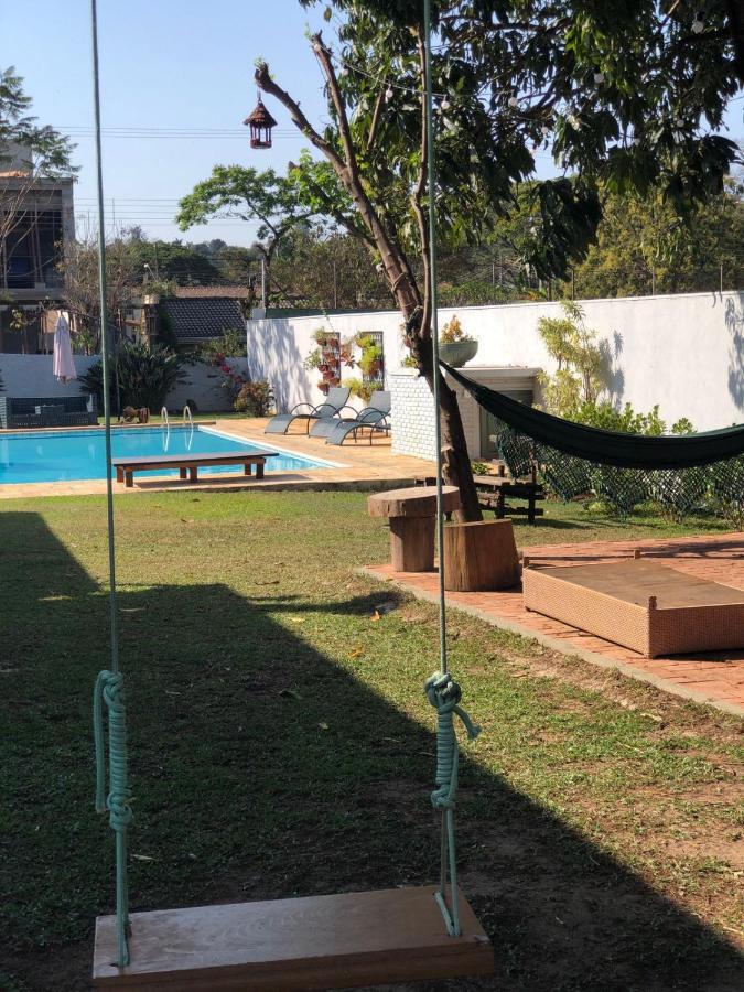 Casa Dom Quixote, Pequena Chacara No Centro Da Cidade Villa Atibaia Bagian luar foto